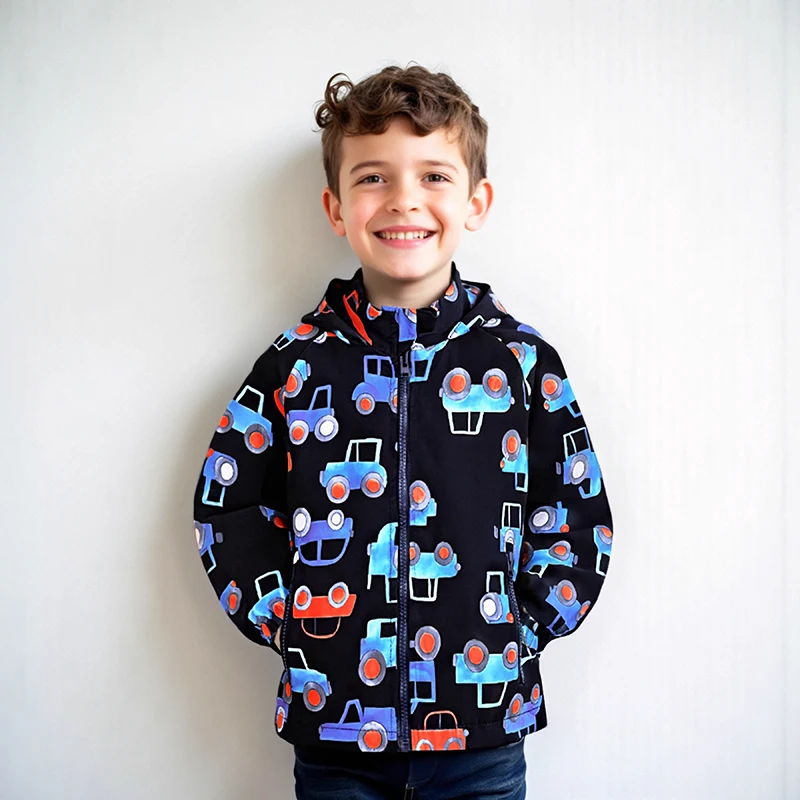 

SAILEROAD, детская одежда, осень-весна 2022, новая верхняя одежда, автомобили, транспортные средства, топы для маленьких мальчиков, куртки, пальто, От 3 до 8 лет