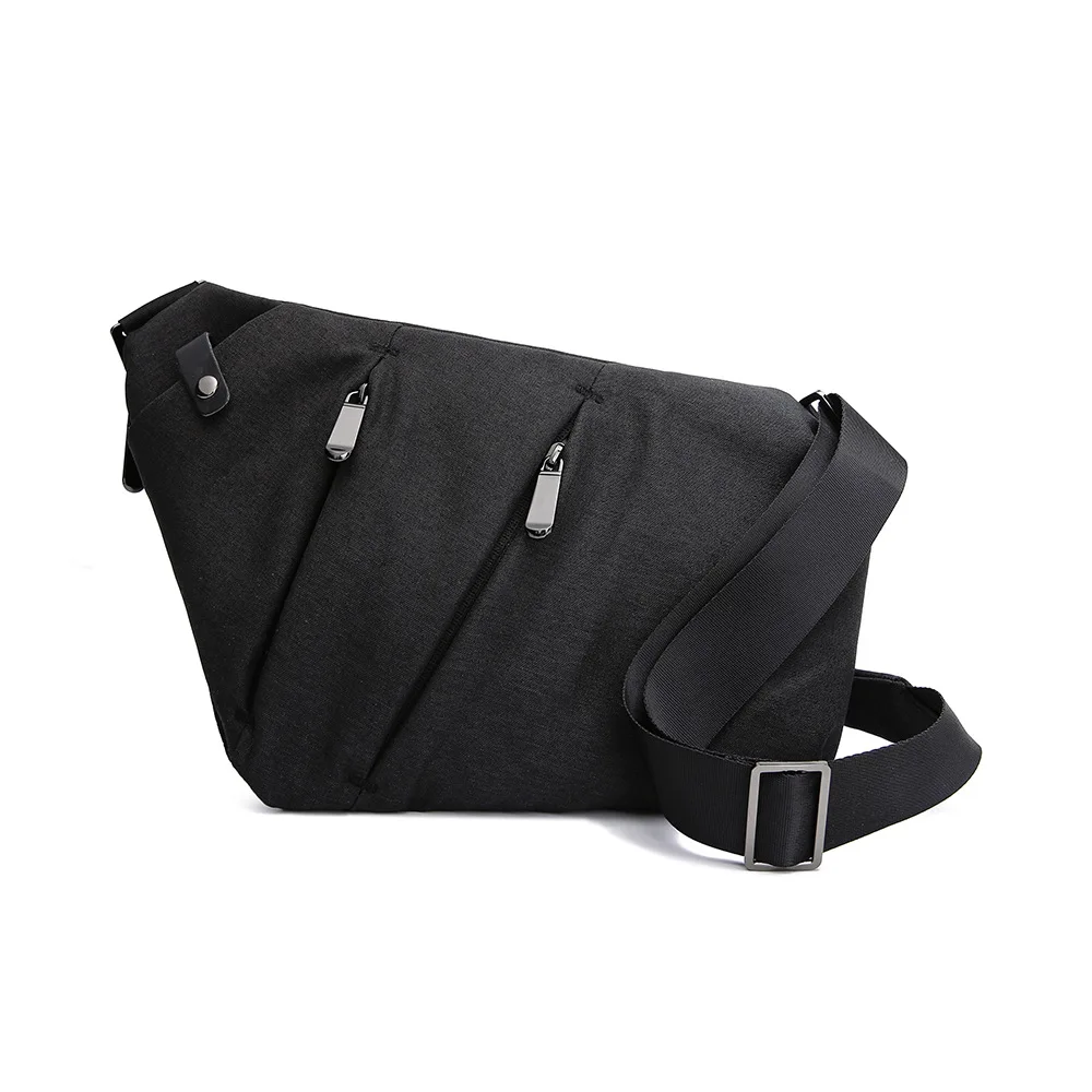 12inch Chest Bag Digital Storage Bag Waterproof Waist Bag Men and Women Shoulder Messenger Mobile Phone Chest Bag Leisure