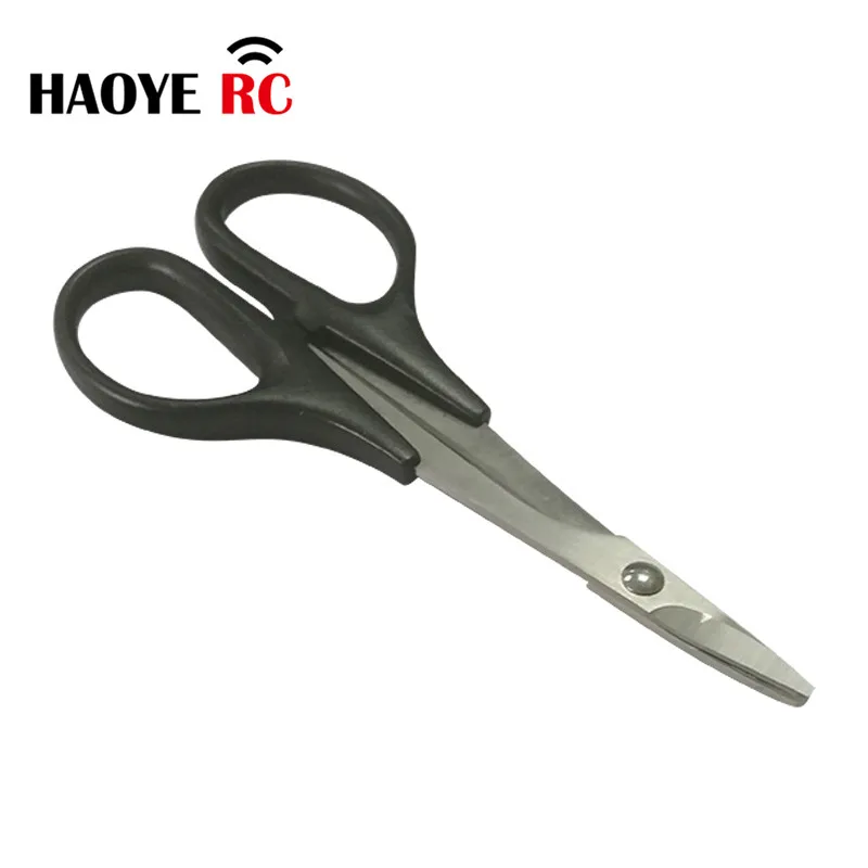 Haoye 1 Pc L 140 MM New Body Shell Hobby Scissors Curved Titanium Coated for RC Car Truck