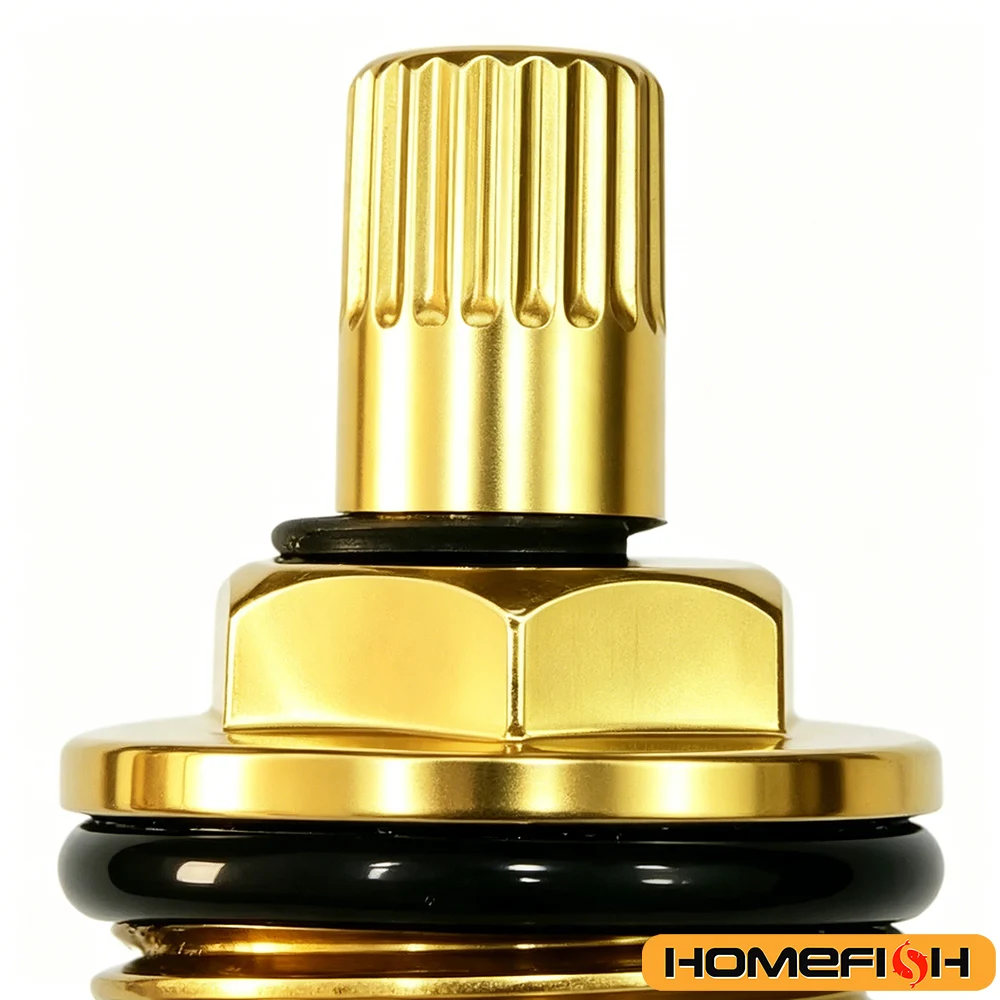 Slow Open Mixer Tap  G1/2 Hot  Cold Water Spool Faucet Kitchen Sink Stream Sprayer Head