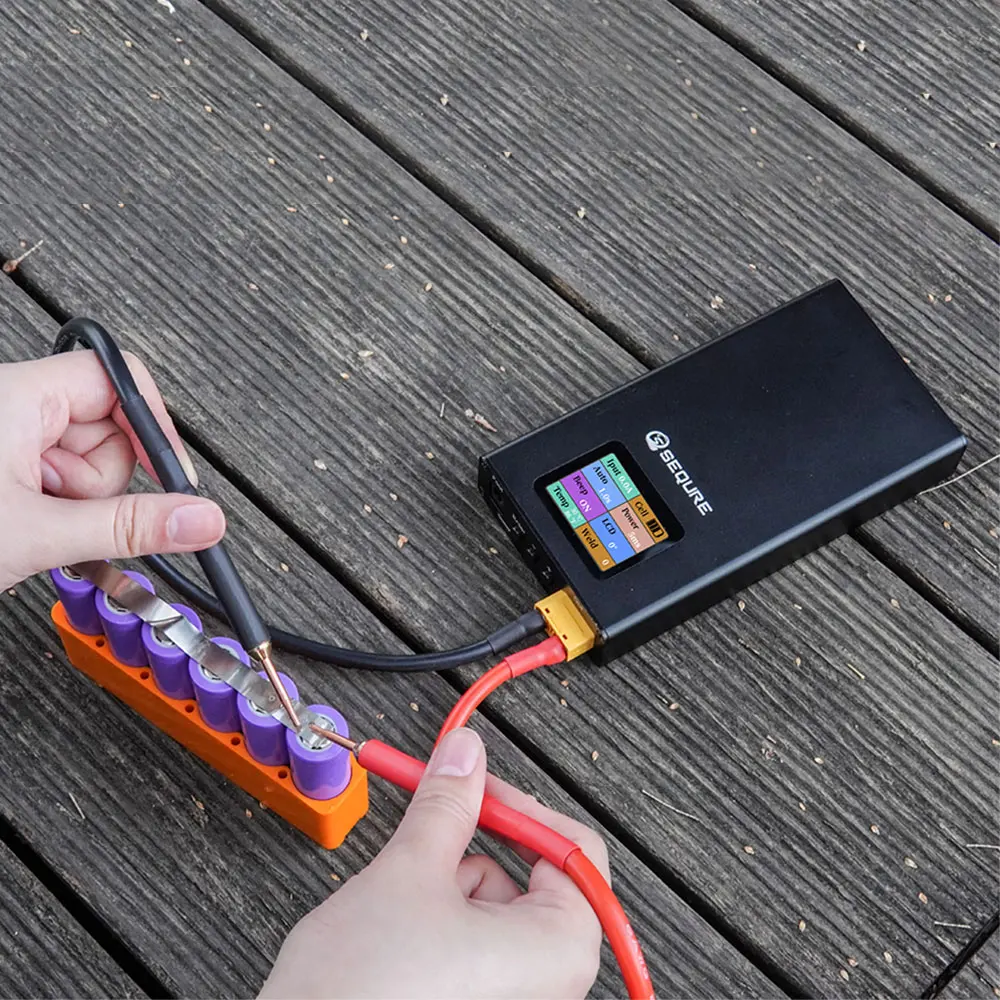 SQ-SW2 Mini Spot Welding Machine For 18650 Battery Pack DIY Spot Welder With 1.8 Inch Color OLED Display 10000mAh Sequre