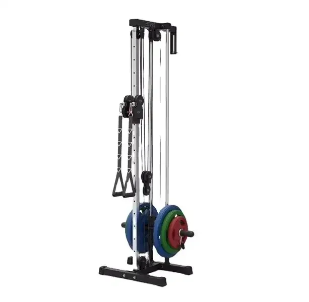 Gym Weight Machine Wall Mounted Cable Station Arm Pulley Tower