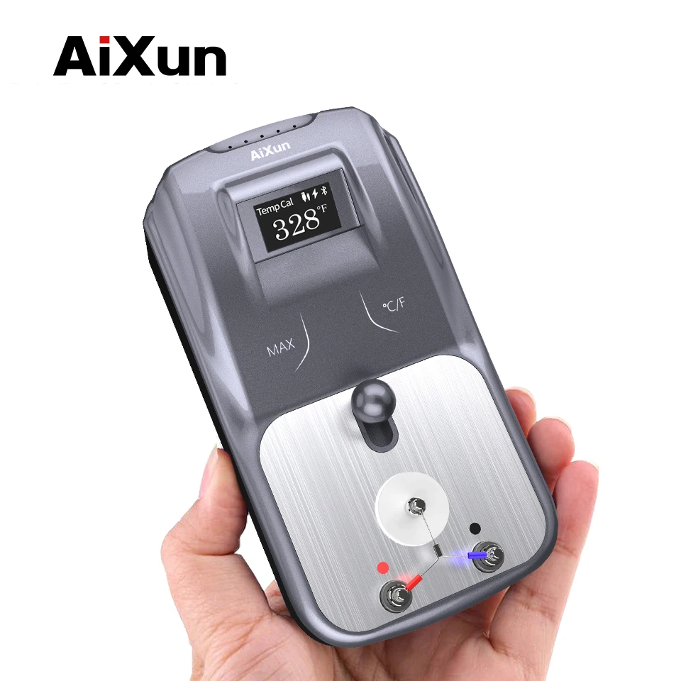 AIXUN DT01 Hot Air Gun Soldering Iron Tips Temperature Tester Smart Digital Display Clear and Visible  Realtime Temp Measurement