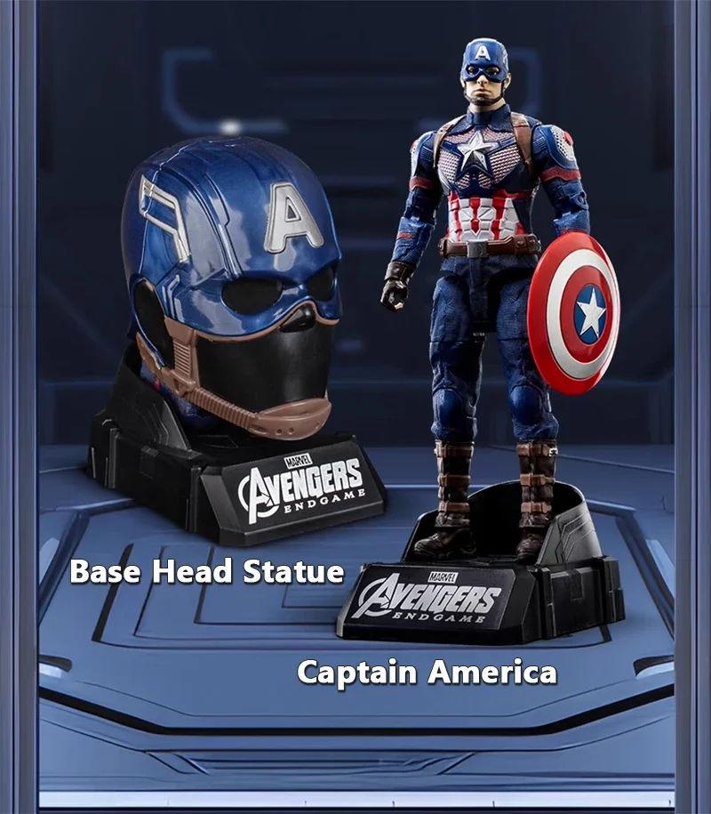 Marvel Iron Man Kopfförmige Statue, verformbares Spielzeug, Actionfigur, Spider-Man, bewegliche Gelenke, Modellpuppe, Lernspielzeug für Kinder – Detail 3