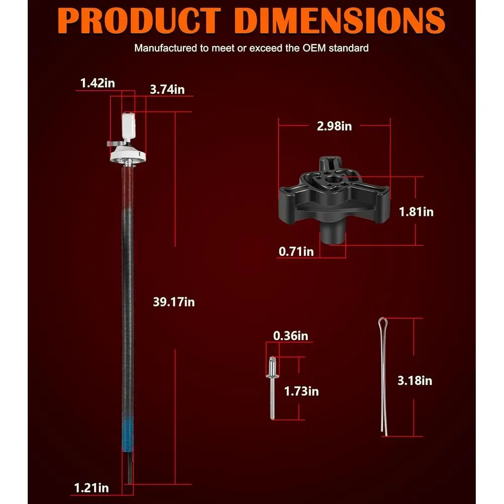 مجموعة ذراع التواء المظلة بونبو 3108399.035B RV | اليد اليمنى - يناسب Dometic A&E 8000 8500، 8500 Plus، 9000، 9000 #2