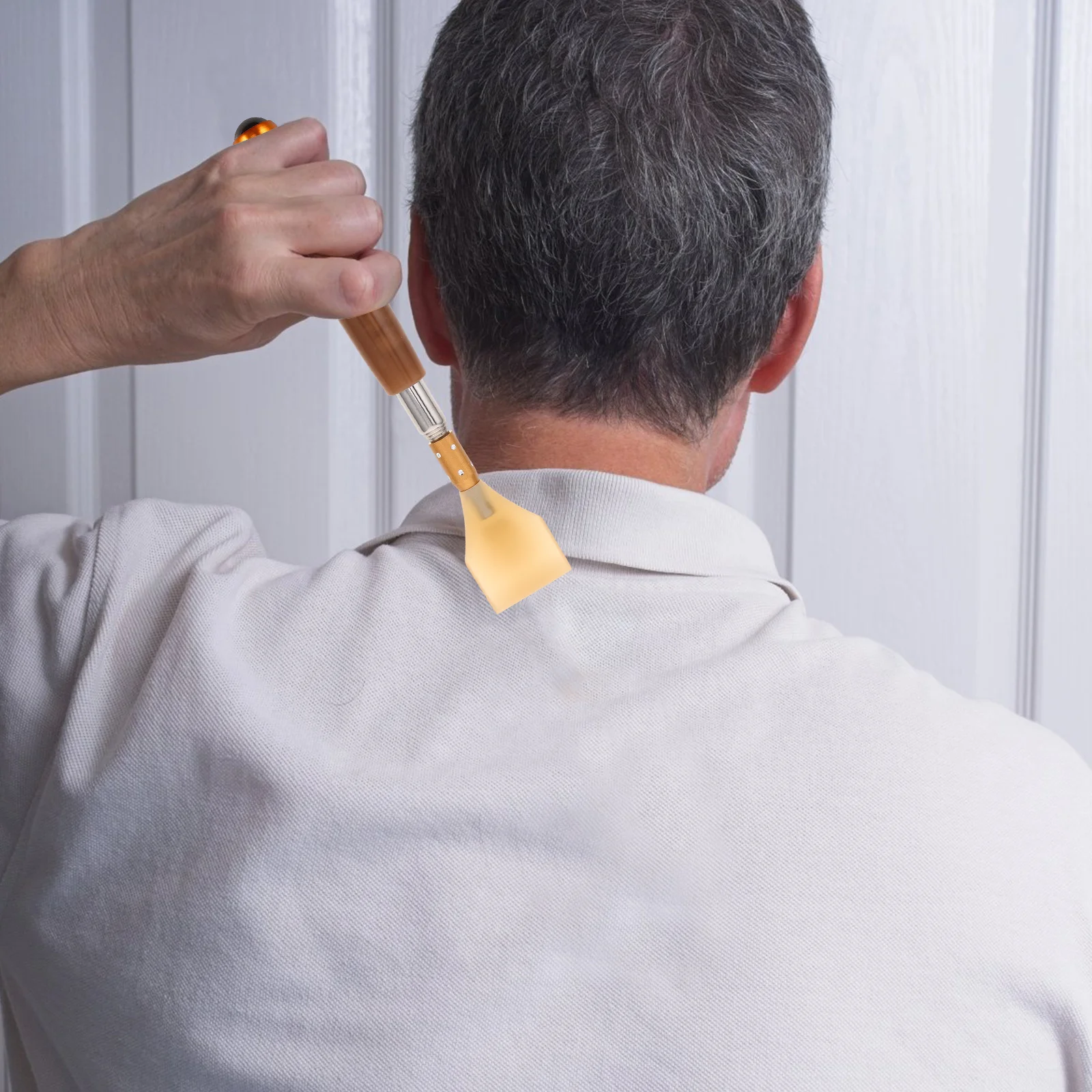 

Telescoping Back Plastic Extendable Itch Reliever Portable Manual Body Care Tool For Classic Plastic Back Massager Adults