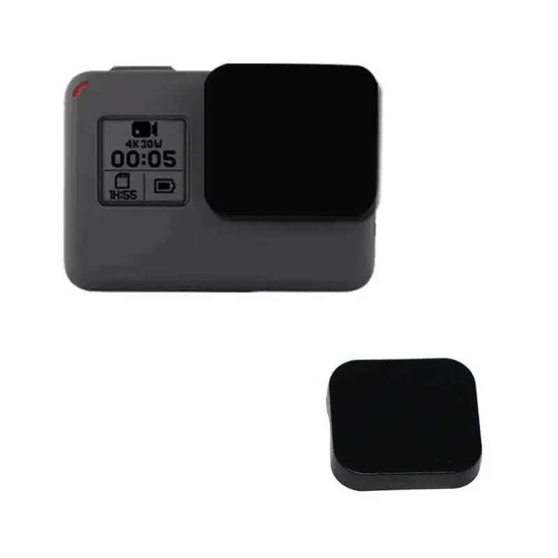 6Pcs Tempered Glass Screen Protector Lens Cap Cover For GoPro Hero 7 6 5 Black