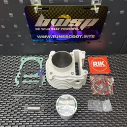 Cylinder Kit 59mm For BWS125 CYGNUS125 GTR125 ZUMA125 MIO115 Big Bore Racing Nicasil Forged Piston Tuning Bws Cygnus Zuma 125