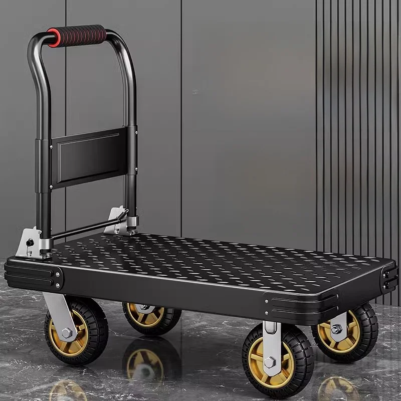 portable-steel-plate-hand-pulled-cart-moving-cart-home-use-convenient-flatbed-trailer-foldable-hand-pulled-cart-storage-organ