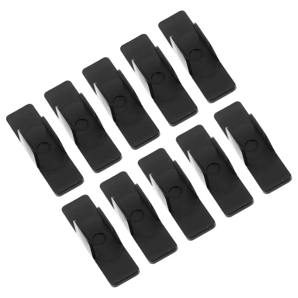 

10Pcs Portable Pen Holder Clip Plastic Whiteboard Pen Clips Adhesive Wall Mount Marker Holder for Teachers Doctors Nurses