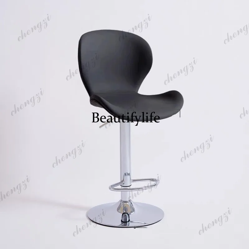 White Aesthetic Barstools Comfortable Ergonomic Rocking Relaxing Barstools Aluminum Computer Chaise