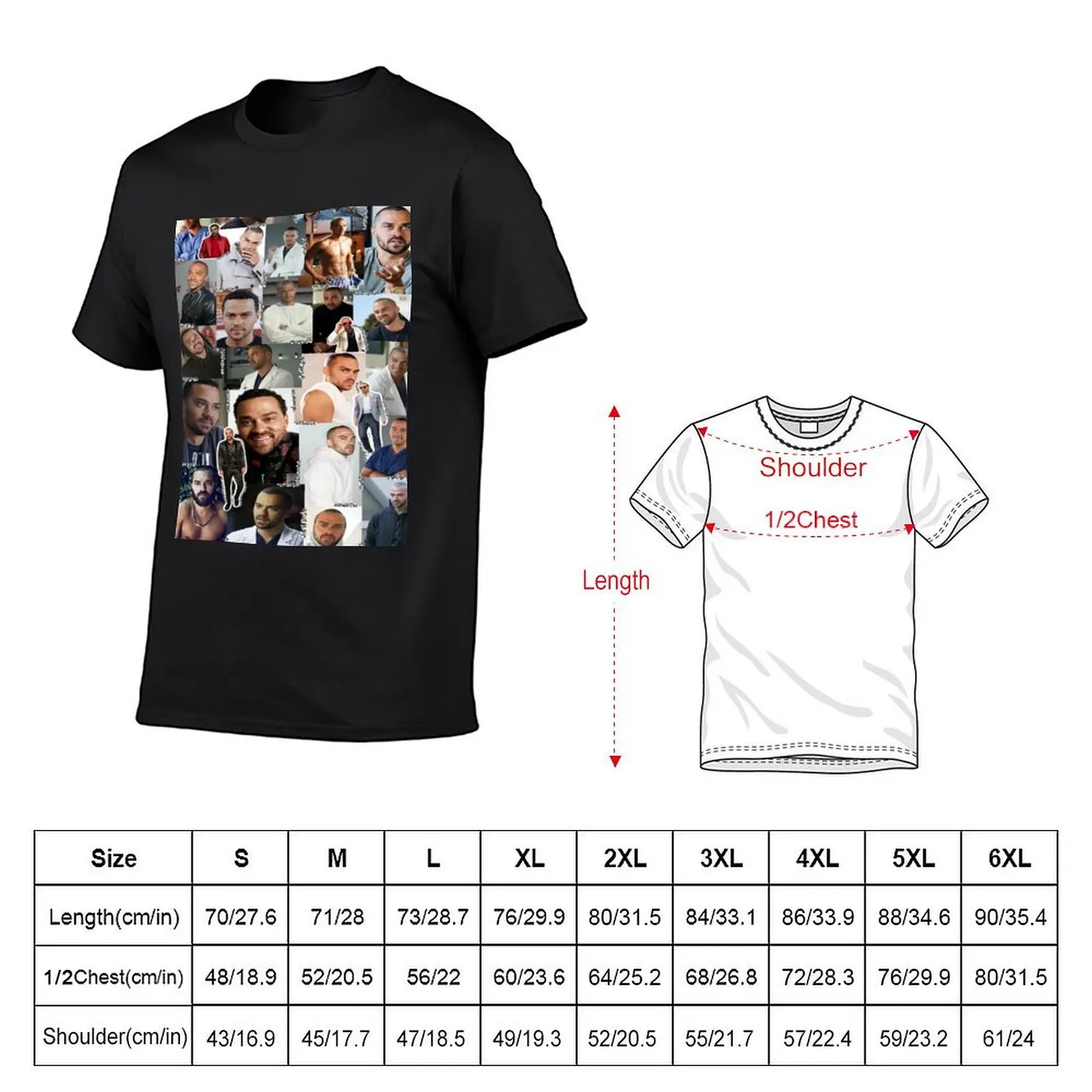 Jackson Avery Collage T-Shirt Sublieme Shirts Grafisch T-Shirt Blouse Heren T-Shirts