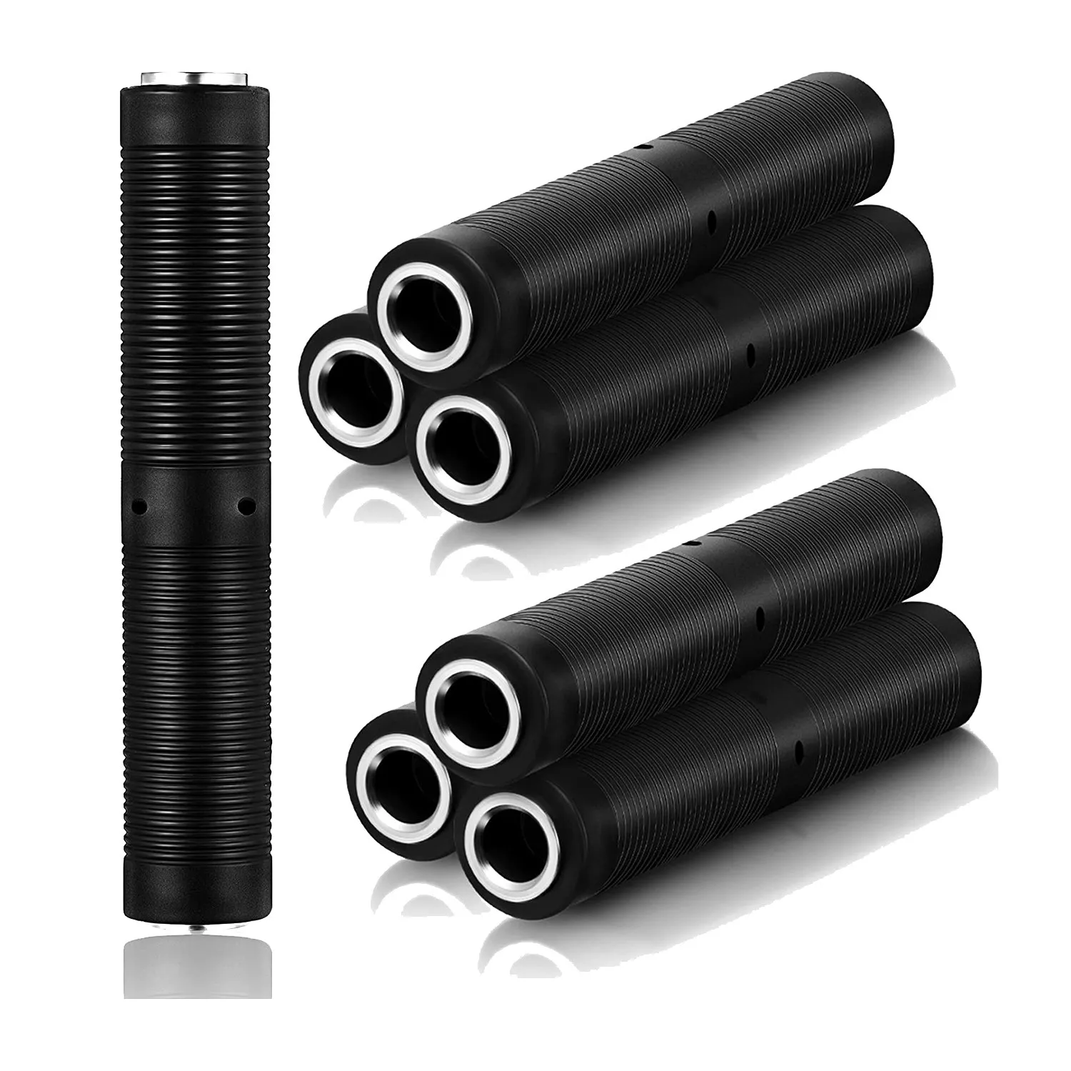 

ГОРЯЧИЙ 6-пакетный соединитель 1/4 дюйма «мама-мама» 6,35 мм аудиоразъем TRS/TS, адаптер TRS стерео и моноразъем