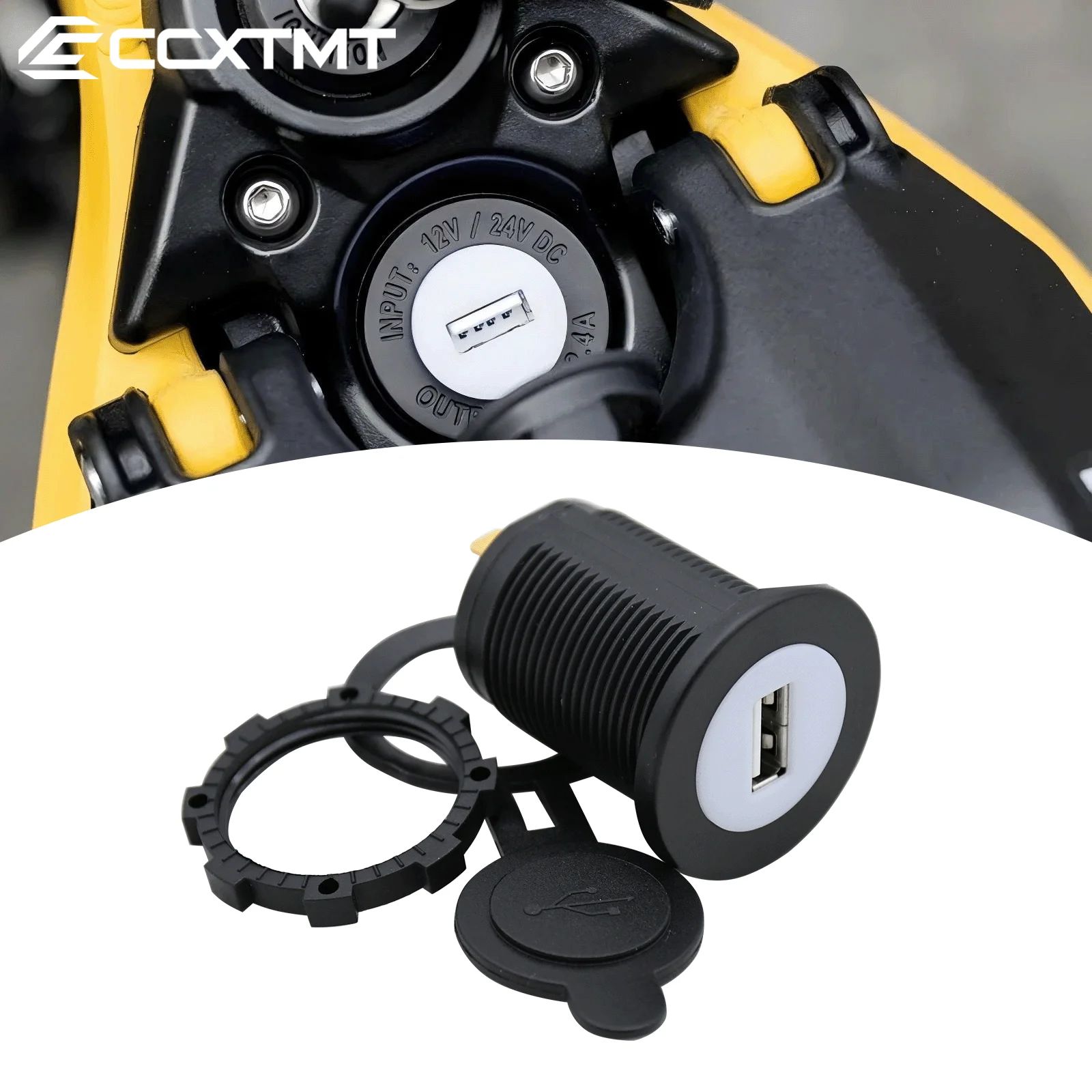 

Electric Motorcycle ABS Plastic USB Interface 5V 2.4A For Surron Sur Ron Sur-Ron Light Bee X & Light Bee S Dirt Bike Universal