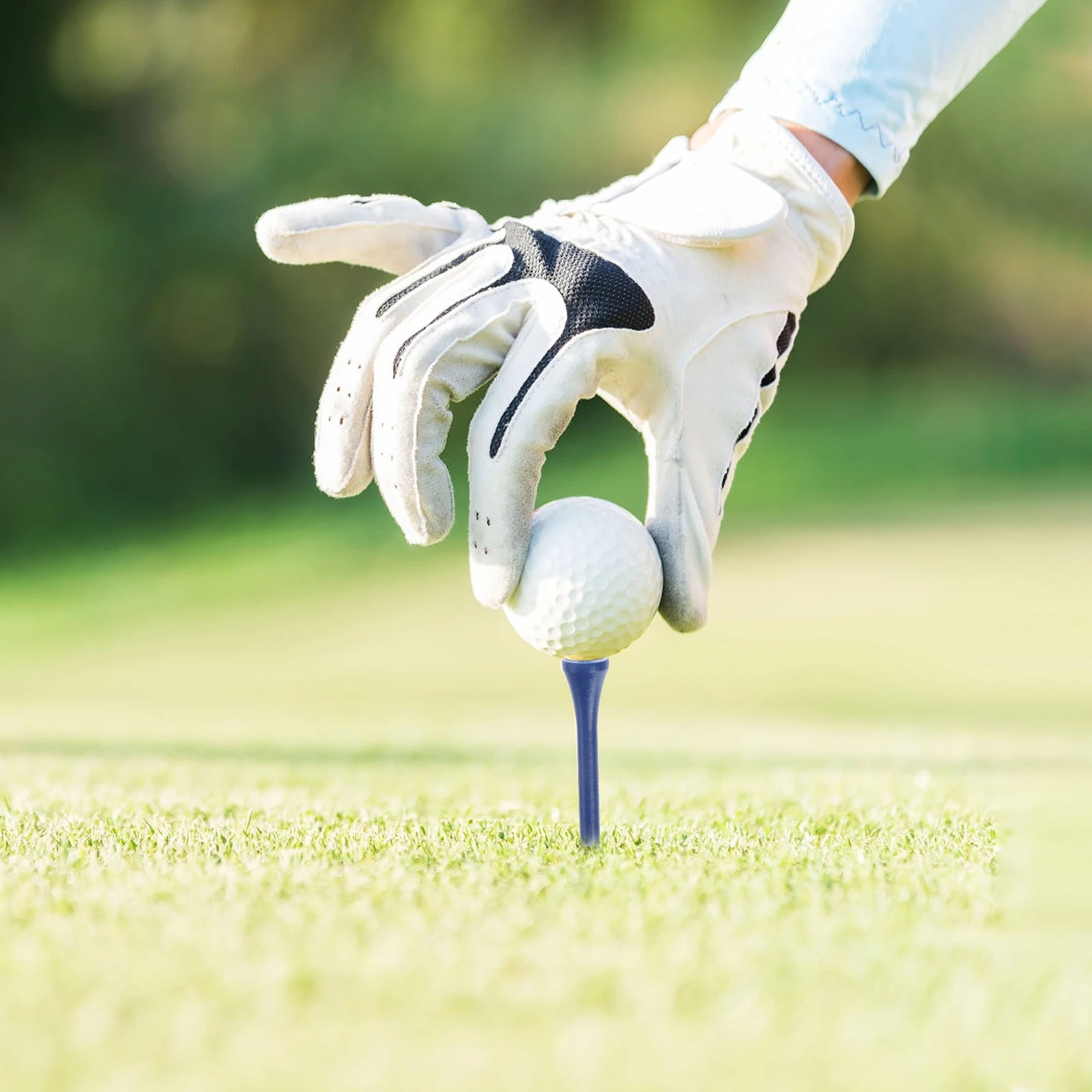 

100pcs 54Mm Colorful Outdoor Protective Simple Simple Tees For Course Protective Tees Use Durable Wooden Tee Pegs