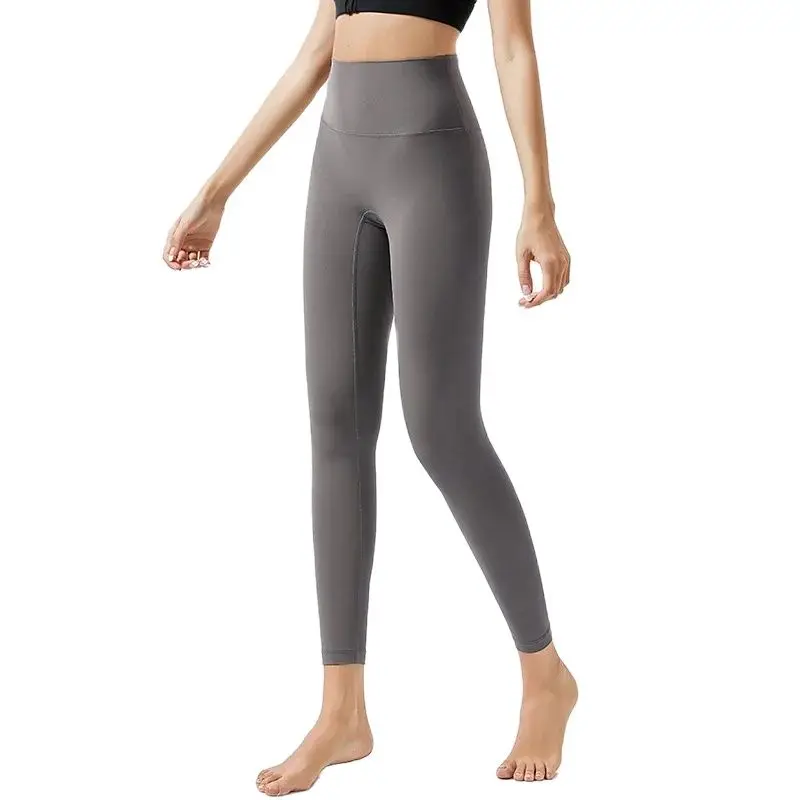 

Antibom Nude Yoga Pants Women Quick Dried Lycra High Waist Hip Lift Women's Fitness Leggings