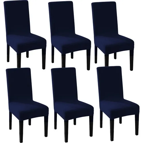 Bogda Velvet Lycra Chair Cover 6'lı Set