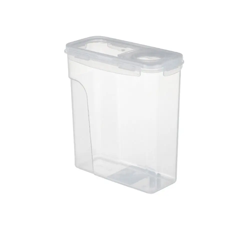 

Plastic Cereal Storage Container Sealed Airtight Rice Dispenser Bucket Transparent Insect Proof Grain Storage Tank Snacks