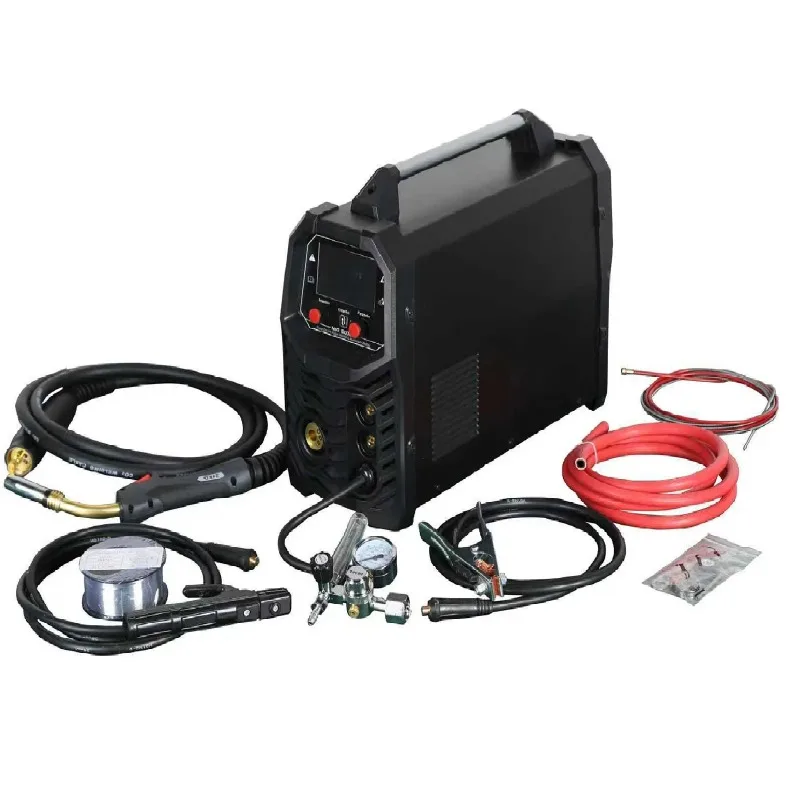 MIG-200 Dual Pulse 3-in-1 Welding Machine Digital Dual Pulse MIG/MAG/TIG Welder for Welding Aluminum, Copper, Stainless Steel