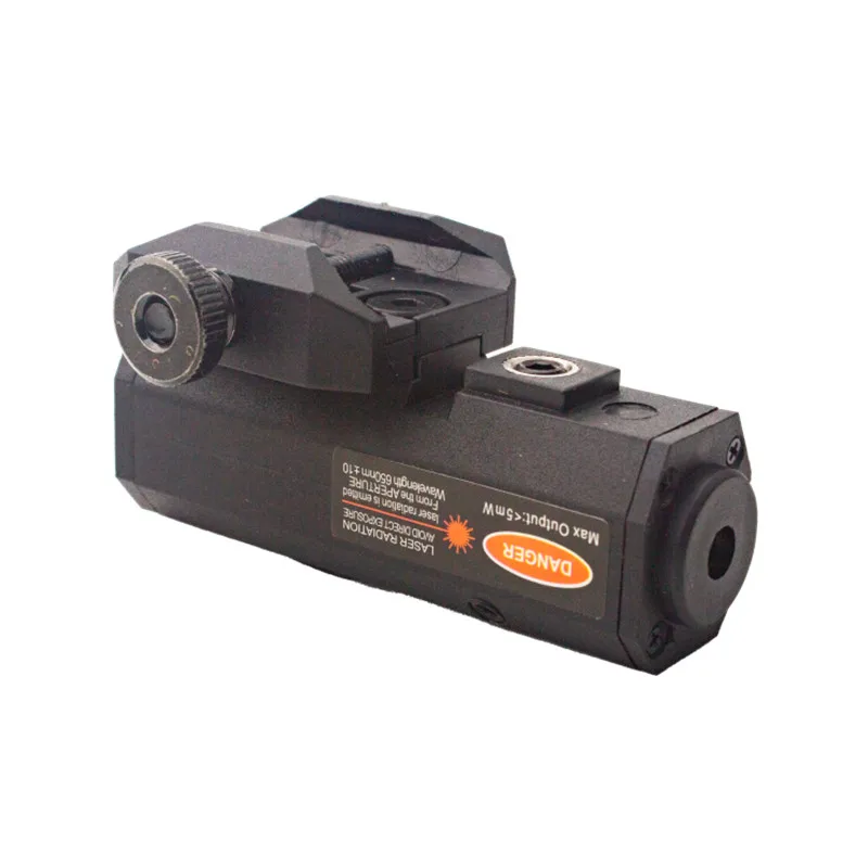 Mira laser de ponto vermelho recarregável com carregamento USB adequada para mira laser de montagem em trilho de 20 mm