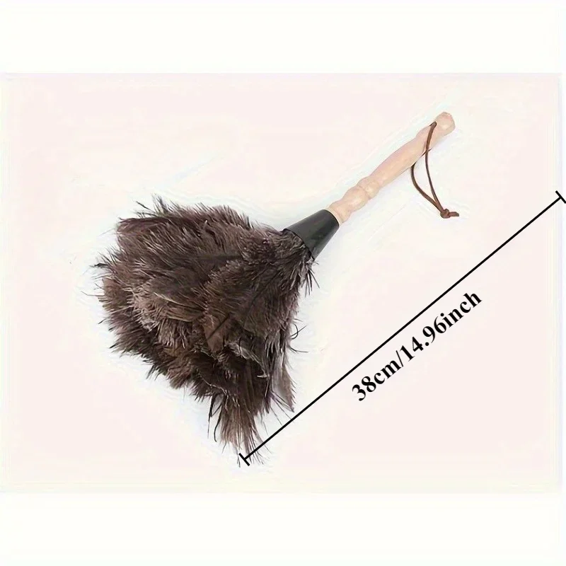 Reusable feather duster - A gentle and non-loose cleaning tool suitable for use in homes, cars and electronic devices