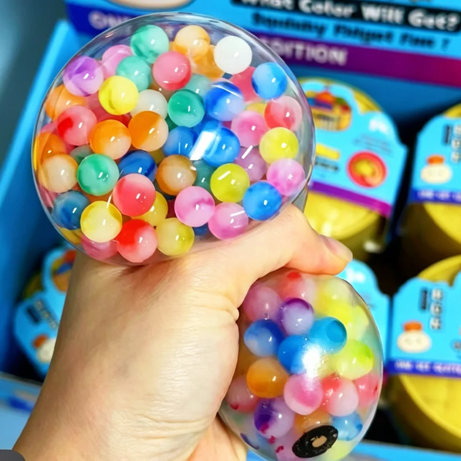 Bunte Glitzer Dumpling Squishies Sensorisches Quetschspielzeug_voghion.com