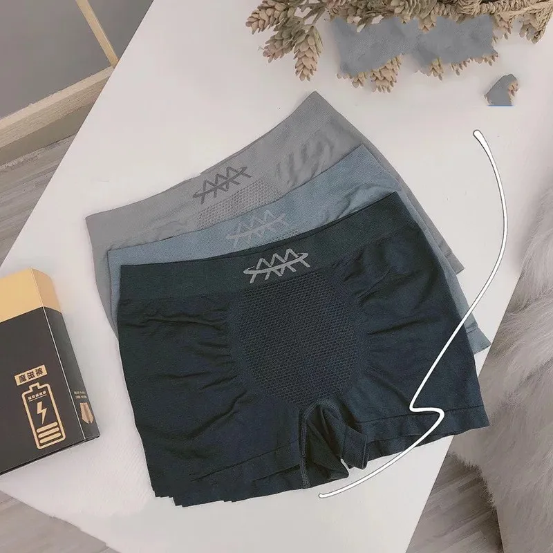 Magic Magnetic Pants New High-end Men\'s Underwear Large Size Loose Boxer Shorts Breathable Four-corner  Mens Panties