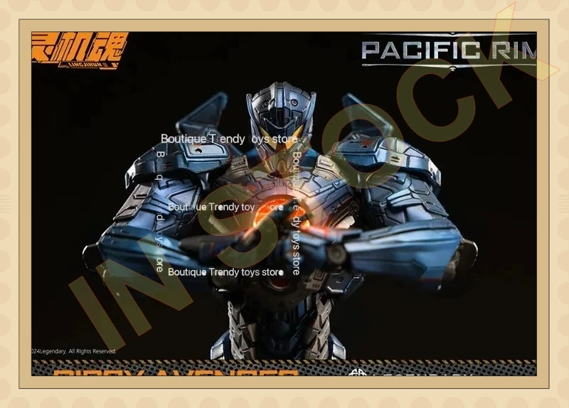 En Stock, Figura de Acción Original de LING JIHUN, Pacific Rim, Eureka Gipsy Danger, 8 Pulgadas (20 cm), con Luz LED, Juguete Coleccionable