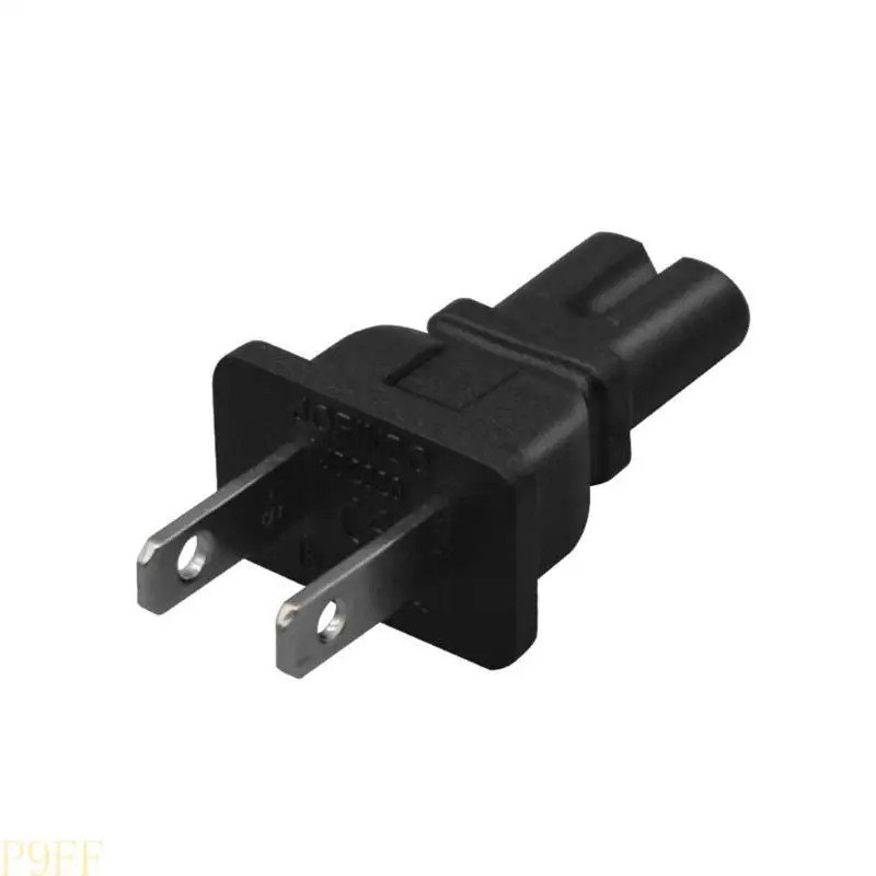 

CS1W 2 Prong Universal Power Cord 2 Prong Plugs to IEC320 C5/C7 US 2pin Power Converter Adapter