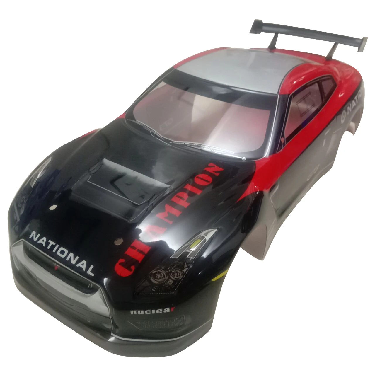 2023 Newest 1/10 RC car shell body shell with wing PVC RC shell use hard box for 1:10 RC hobby drift car 180mm width