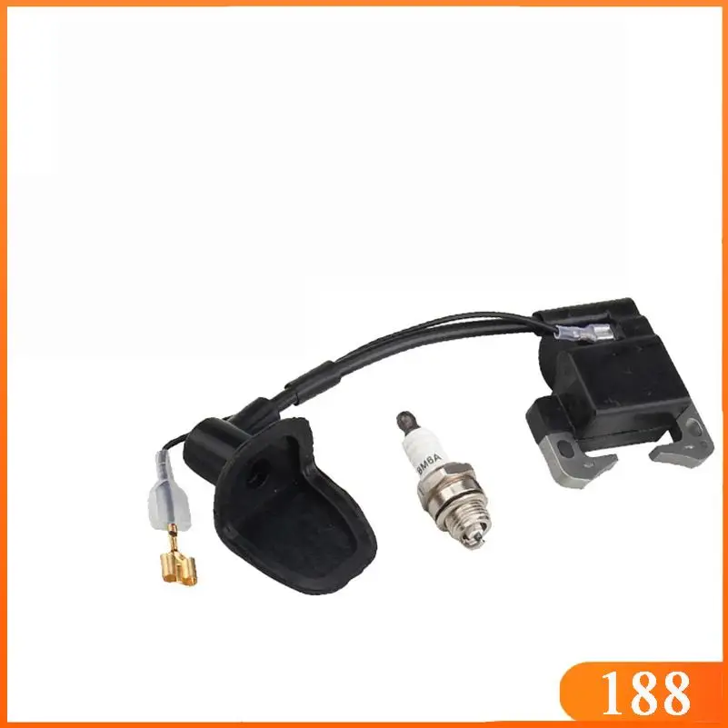 43cc 47cc 49cc Mini Quad Pocket Dirt Bike ATV 2 Stroke Engine Motor High Voltage Group Ignition Coil Parts with L7T Spark Plug