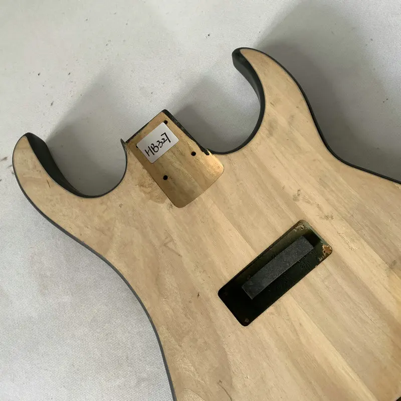 HB327 Unfinished Electric Bass Body for Custom Bass Replace in Solid Basswood Paints Problems DIY Replace Parts Damages