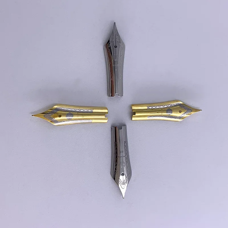 26 #   32 #   Wingsung 699 만년필 펜촉 예비 펜 펜촉 699/630/629 골든/실버 컬러용 오리지널 EF/F/M 크기