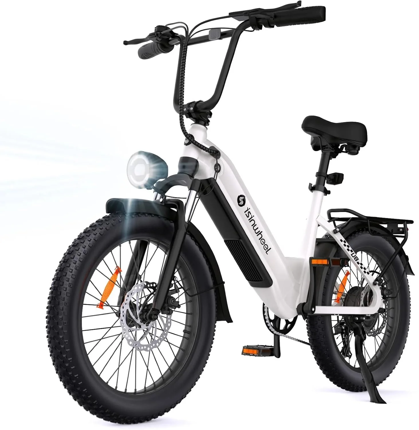 Olenwheel U8 دراجة كهربائية للبالغين 1000 واط الذروة موتور Ebike ماكس 20/28MPH 75-105 ميل المدى دراجة كهربائية المحمولة e الدراجات