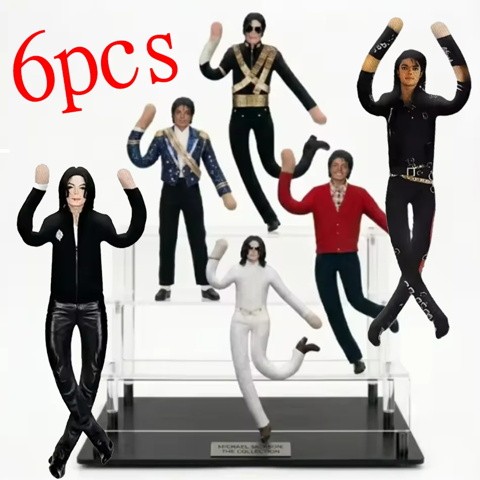 Hot Sale Michael Jackson Cosplay Prop Doll Plush Stuffed Figure Dolls Room Decoration Abstract Joint Mobility Props Gift