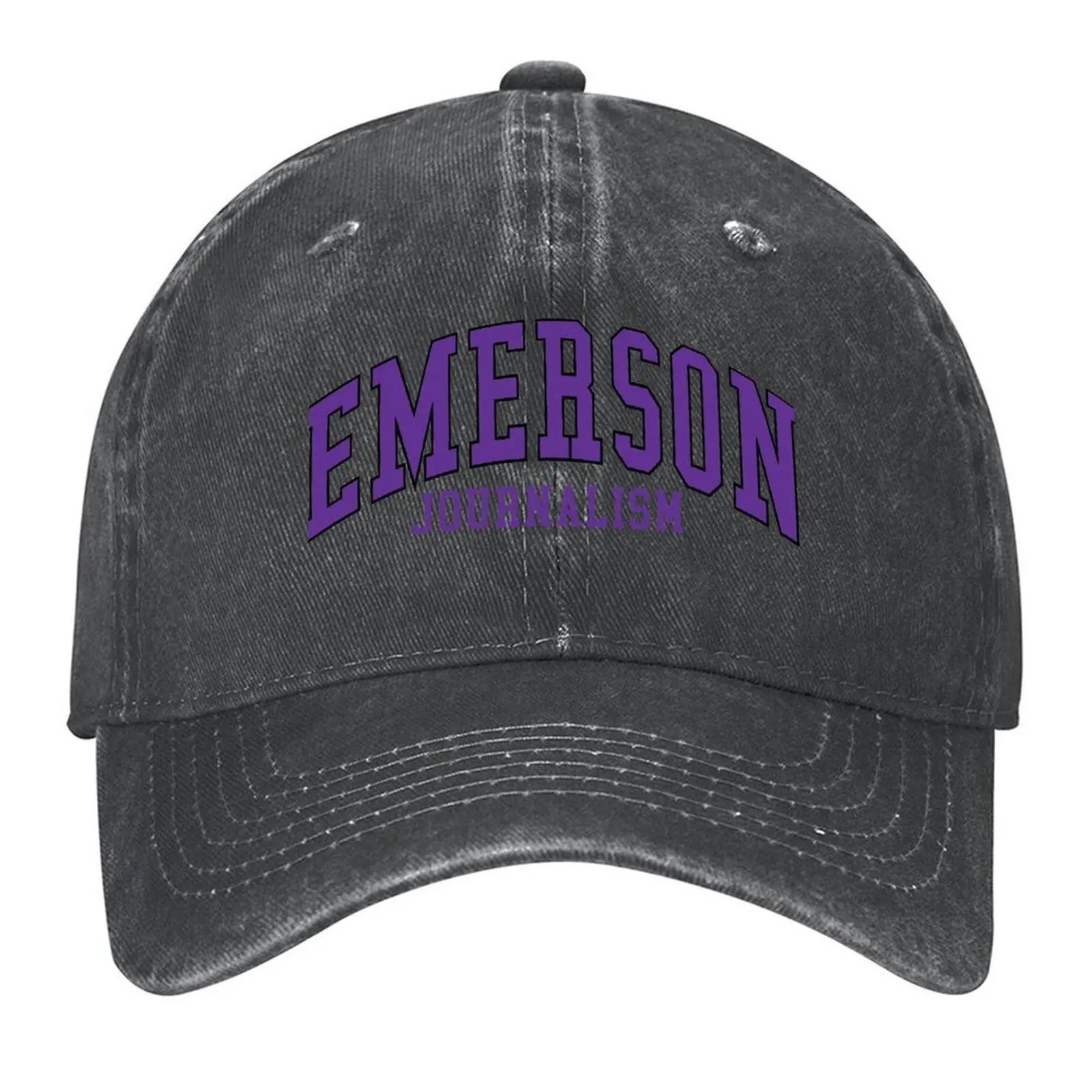

emerson journalism - tall and cursive Baseball Cap cute Beach Luxury Man Hat Custom Cap Women's 2025 Men's