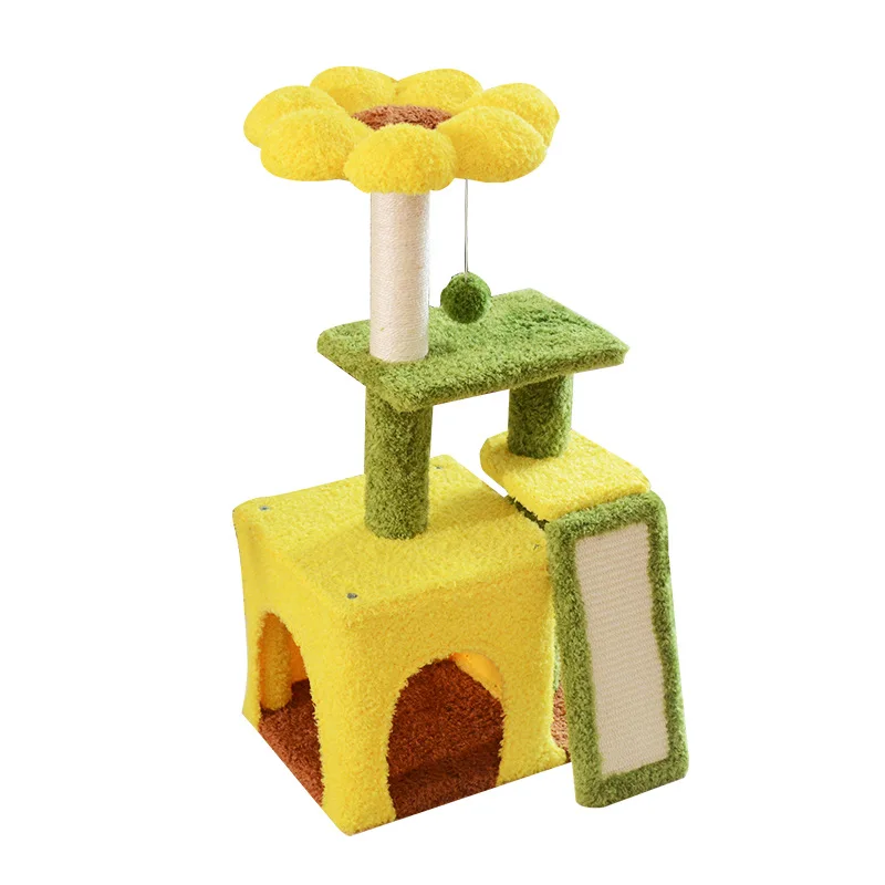 Climbing Frame Cat Nest Integrated Cat Climbing Frame Big Special Sisal Column Cat Jumping Platform Cat Furniture Cat Tree