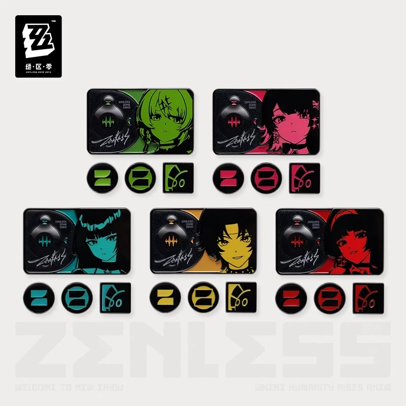 Pin de metal oficial de la serie de anime Zenless Zone Zero “Youyuan Yike”, accesorios y regalos