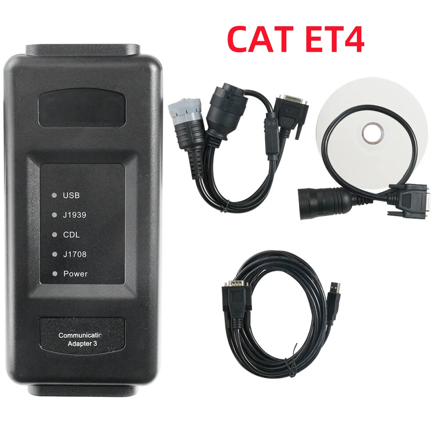 CAT ET4 For Caterpillar Communication Adapter3 For Truck Diagnostic Tool CAT ET 4 Heavy Duty Scanner et4 OBD2 Diagnostic tool