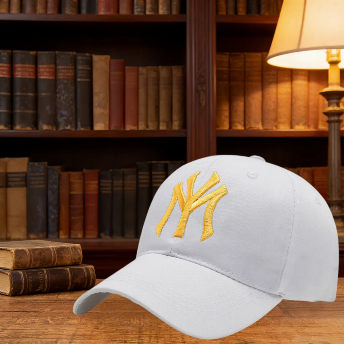 Unisex Baseballkappe mit NY-Buchstaben-Stickerei, Verstellbare Baumwoll-Dad-Mütze, Lässige Sonnenschutz-Schirmmütze für Männer und Frauen, Streetwear Sport – Detail 5