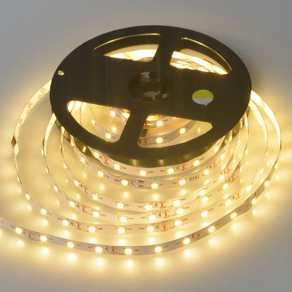 2835 SMD Led Light Strip 5M 12V Warm White 60 leds /m RGB Led Strip diode ribbon led tape backlight Waterproof