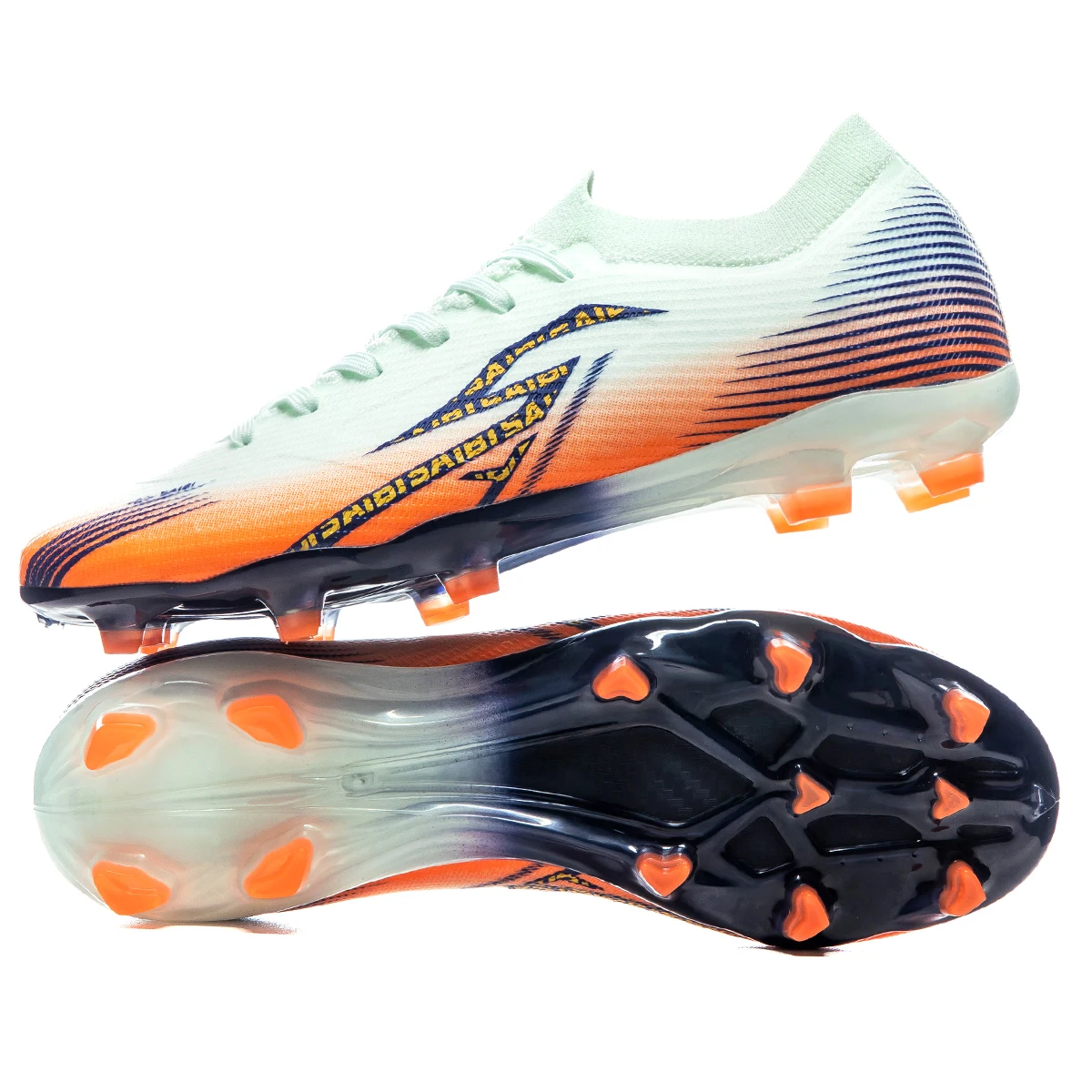

Breathable football shoes with FG/AG spikes suitable for training and competition, suitable for all seasons and durable