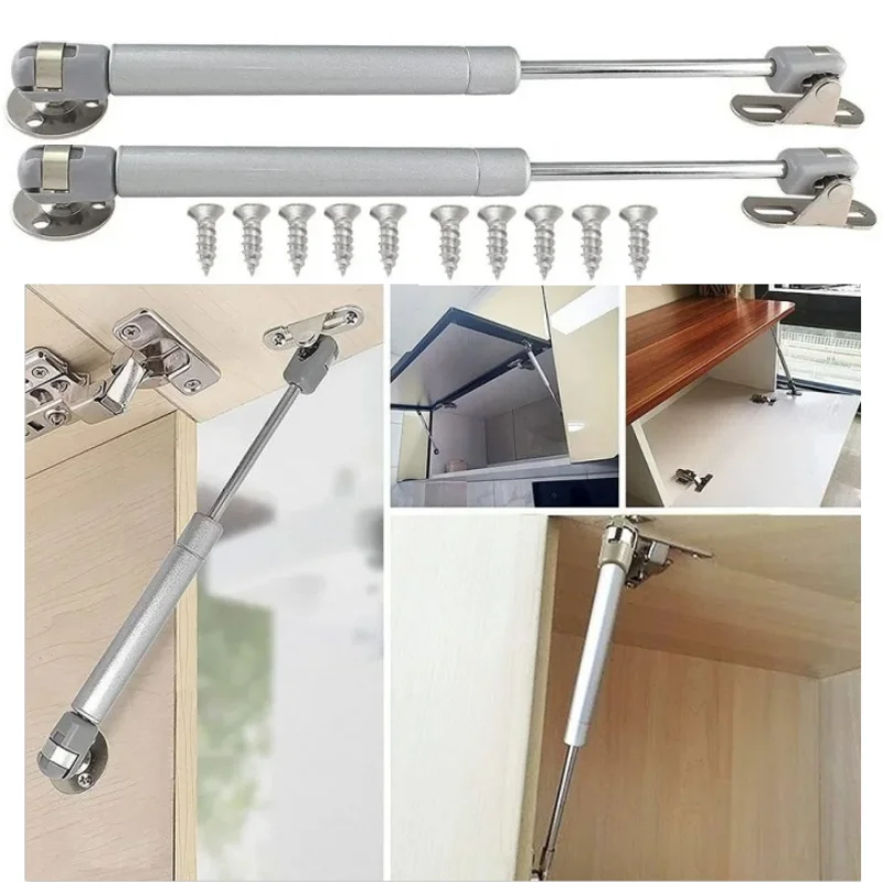 

2pcs Pneumatic Rod 60/80/120/150/200N Furniture Hinge Kitchen Cabinet Door Lift Pneumatic Support Hydraulic Gas Spring Stay