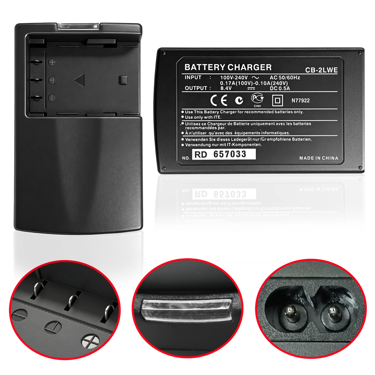 For Canon NB-2L NB2LH Battery Charger CB-2LWE For EOS 350D 400D G7 G9 DV3 DV5 HG10 HV20 HV30 DC420 DC330 FV500 S40 S60 Cameras