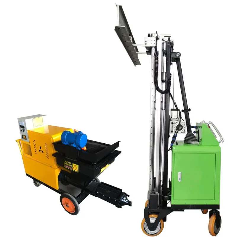New Design Automatic Rendering Machine Automatic Wall Cement Rendering Plastering Machine Concrete Machinery for Sale