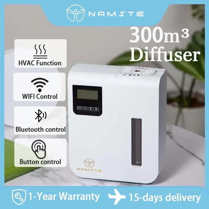 Namste Essential Oil Aromatherapy Machine Diffuser Home Hotel HAVC Flavoring Fragrance Air Purifier WIFI Bluetooth Button Time