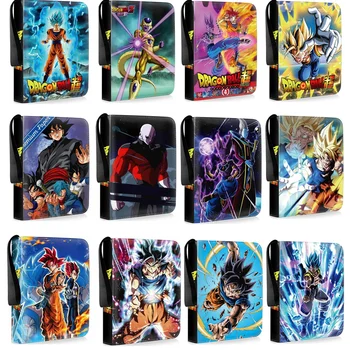 400/900pcs Dragon Ball Freeza การ์ดซิป Binder โฟลเดอร์หนังสืออะนิเมะ Son Goku Vegeta PU ซิปการ์ดคอลเลกชันอัลบั้มของเล่นของขวัญ