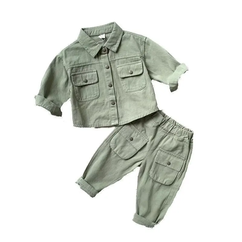 

Spring Autumn Boys Suit 2025 New Style Korean Children Casual Fashionable Sports Outfit 2-piece Set