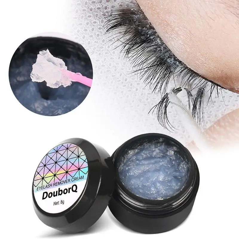 Eyelashes Adhesive Remover Cream Quickly Dissolves Powerful Eyelash Extension Glue Within 1-3 Minutes Eyelash Extension