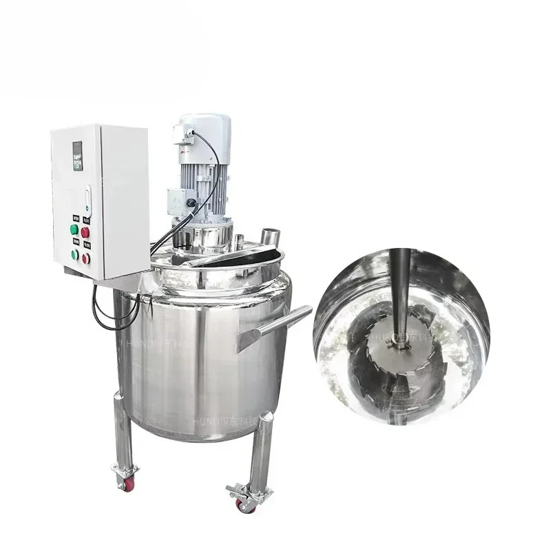 Liquid Detergent Dispersing Mixer Liquid Soap Making Machine Stainless Steel High Speed Disperser Machine factory price
